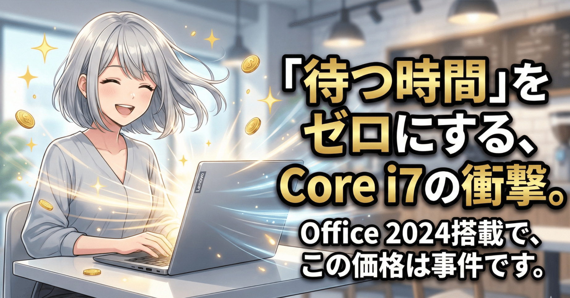 まだそのパソコンで待ち時間を楽しみますか？」Lenovo IdeaPad Slim 3