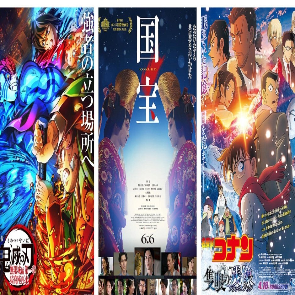 2025年年間映画興行収入ランキング。トップ10でどの作品を見ましたか