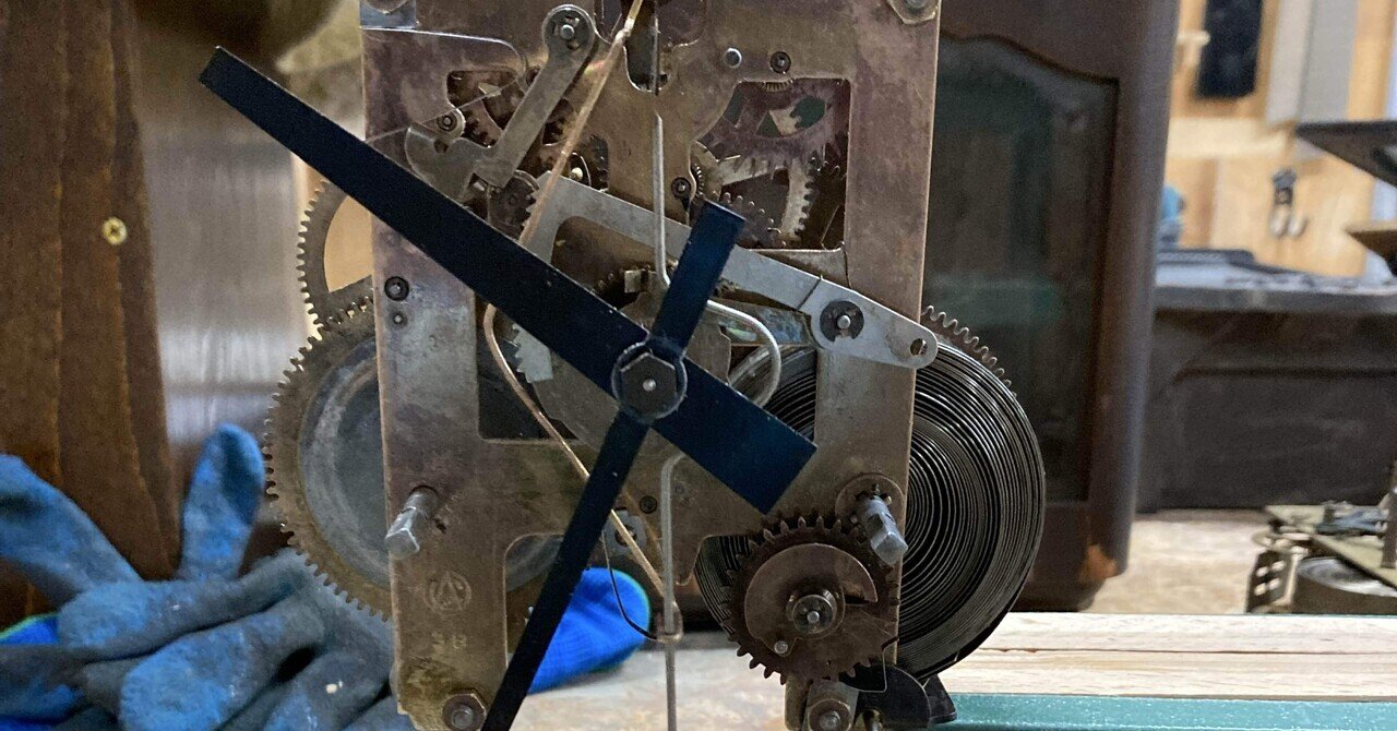 機械式ゼンマイ掛け時計の原理を学ぶ｜IiotoOyaji｜note