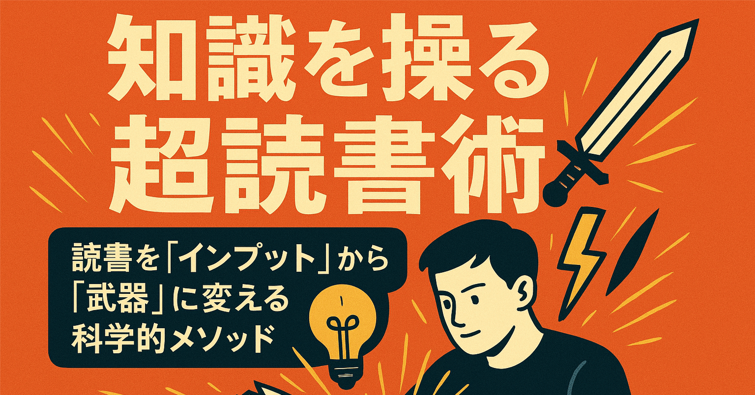 ☕#297】メンタリストDaiGo『知識を操る超読書術』──読書を
