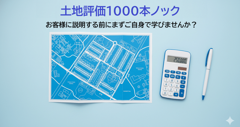 土日受け取り評価できません１０個 LINEオープンチャット発！ 土地評価1000本ノック】｜🔰初心から学べる