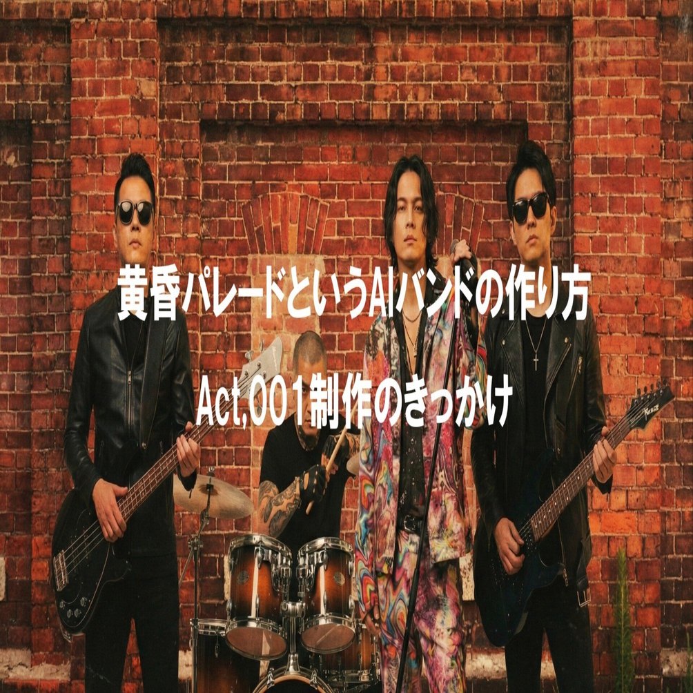 AIを使ったバーチャルバンドの作り方 Act,001（制作のきっかけ）｜浅川浩二