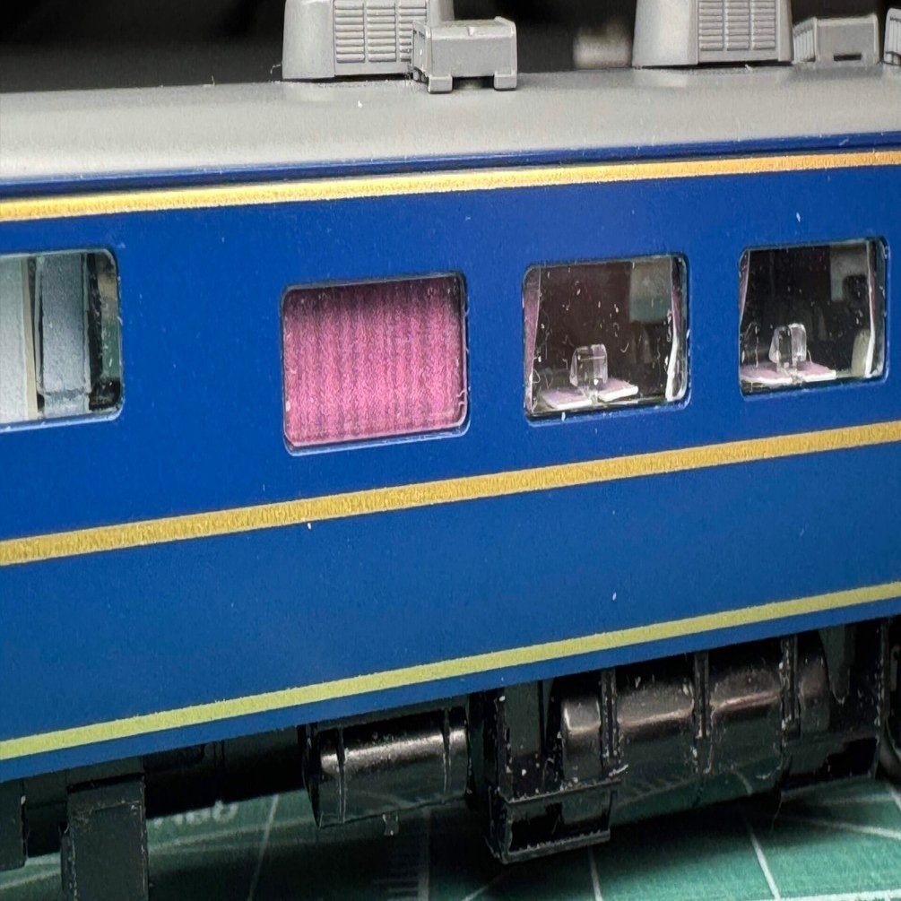 3039C 北斗星 食堂車「スシ24-500（東・新金型版）」カーテンパーツ