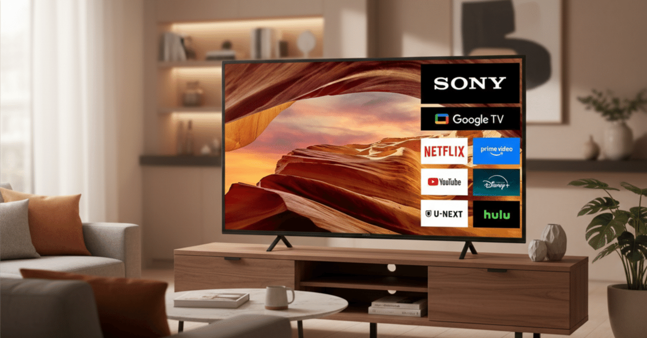 ソニー「BRAVIA KJ-55X75WL」が変える、リビングの新しい体験｜ほの