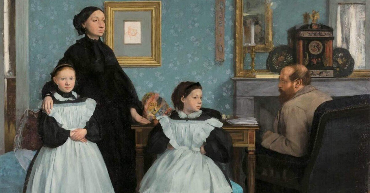 ドガ作 ベレッリ家の肖像を見た話し｜diskfreak