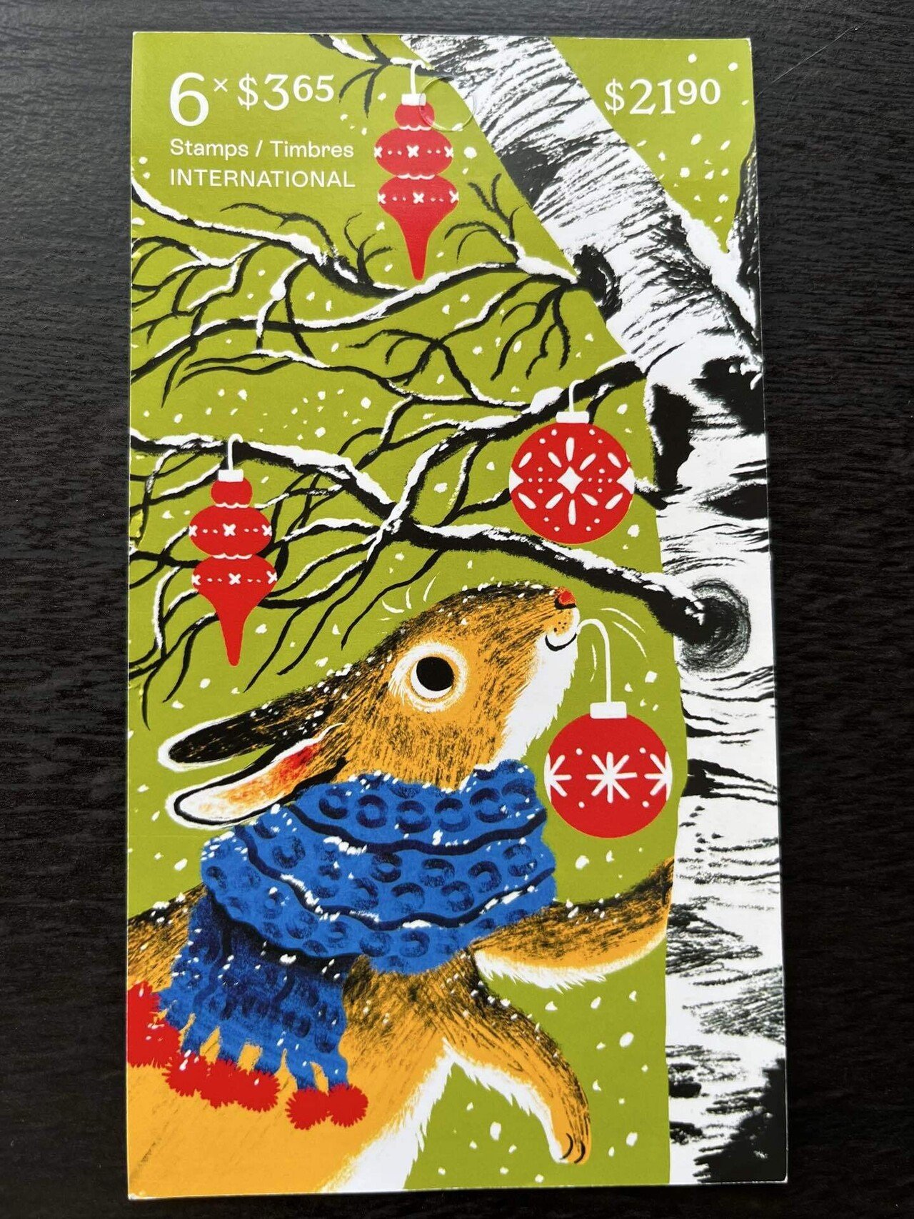 クリスマスのかわいい切手｜しばいぬとわたし