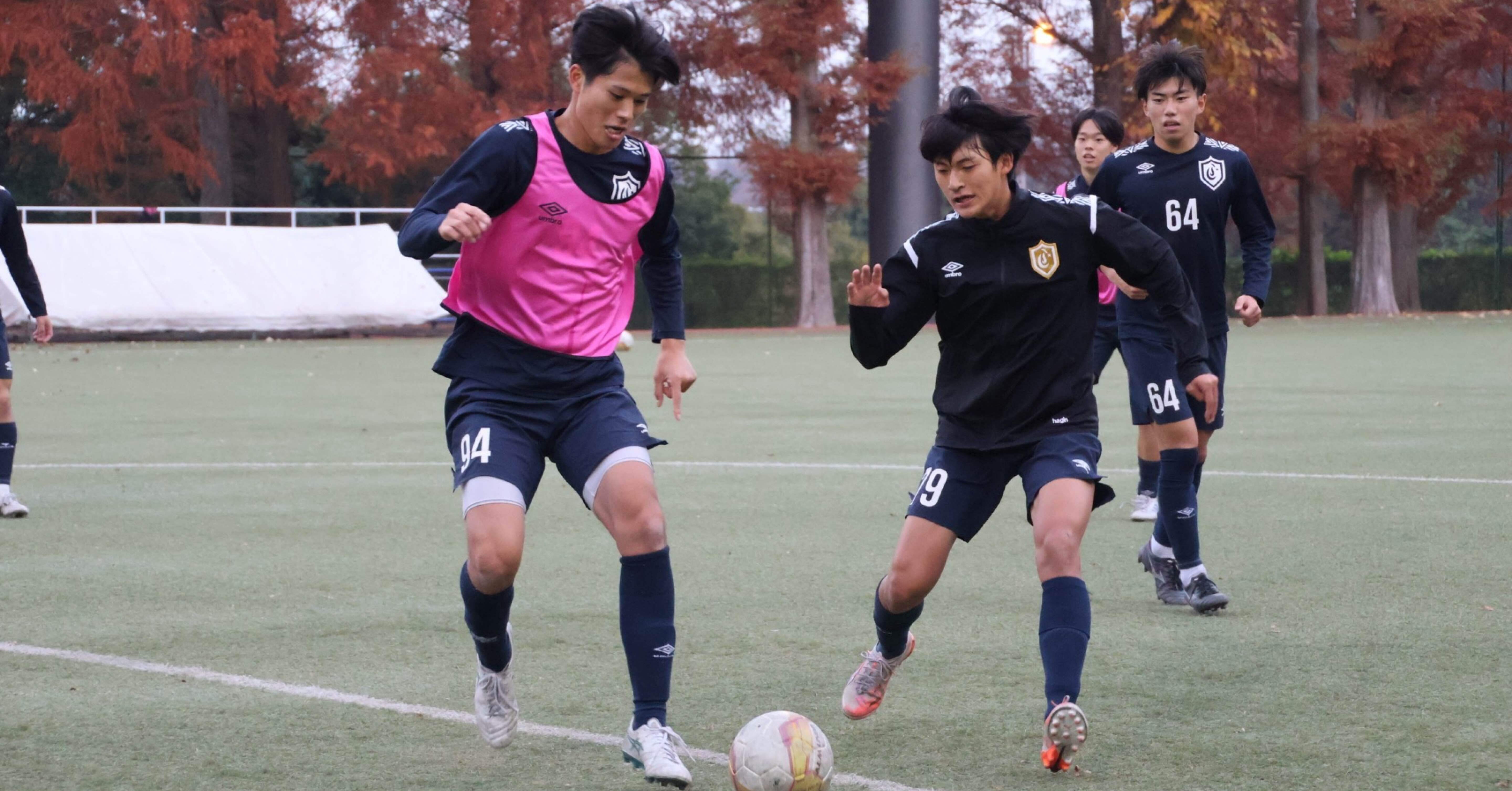 中央大学練習 🔵12/2 練習風景 (B2)｜中央大学学友会サッカー部[公式]