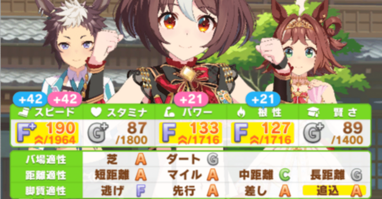 ゲームウマ娘] 12月CM本育成記録～グランアレグリア～｜yossy54