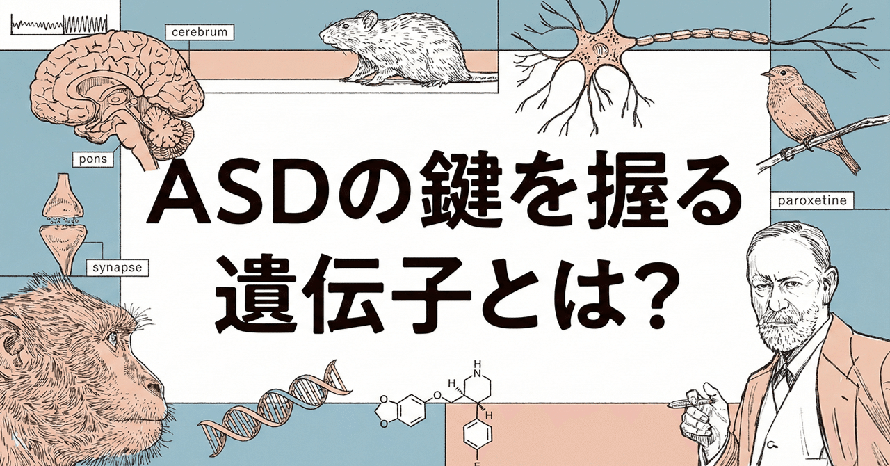 ASDの要因解明と治療の鍵を握る遺伝子～『「心の病」がみえる脳科学