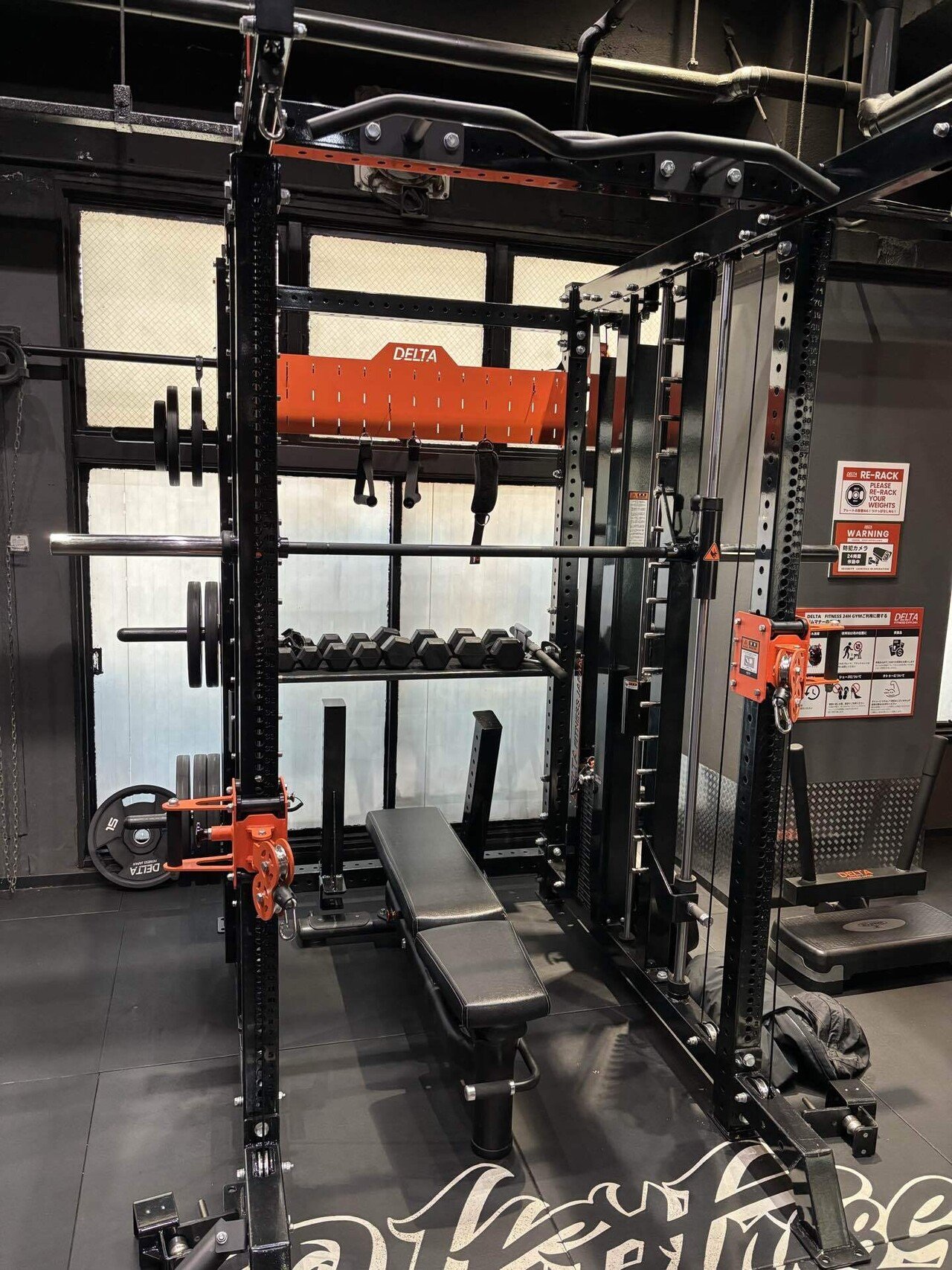 DELTA FITNESS オールインワンラック オールインワンラックの見学に行った話（DELTA FITNESS編）｜ぽん酢