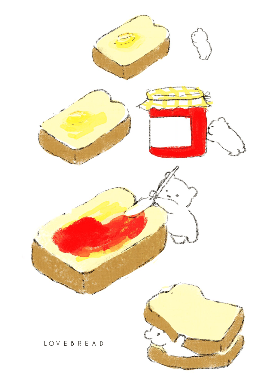 ジャムの日 ももろ Illustrator 絵本 Note