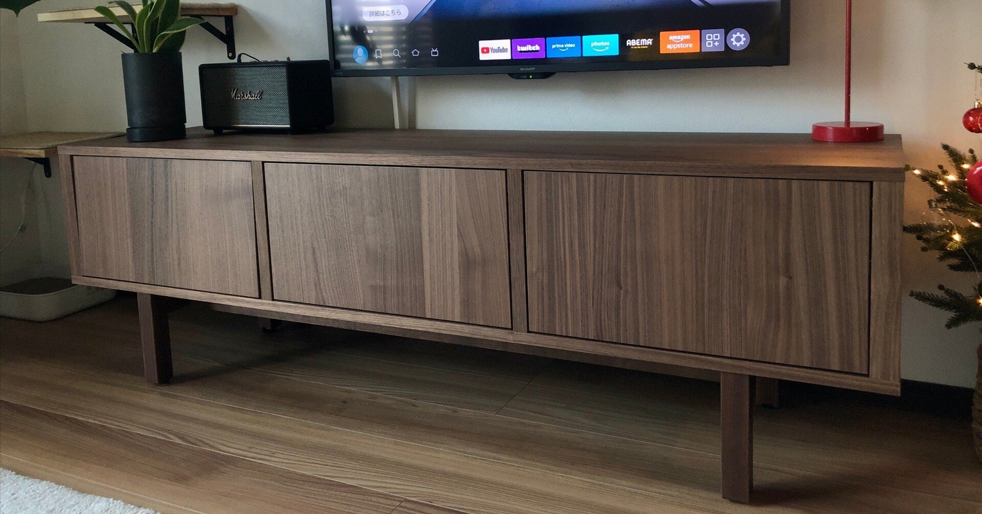 IKEA STOCKHOLM テレビボードと収納｜けつばん ( qp3min_c )