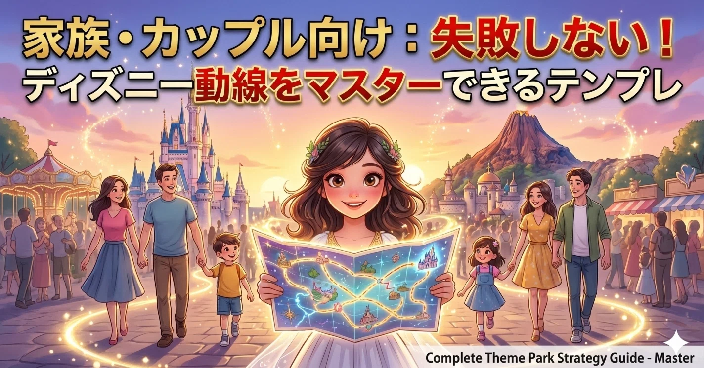 誰と行く？ディズニー動線マスター術【家族・恋人】｜Master | テーマ