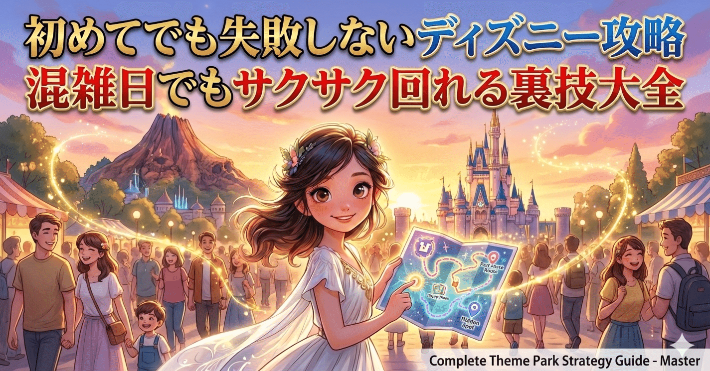 初心者必見！混雑日もサクサク回れるディズニー術｜Master | テーマ