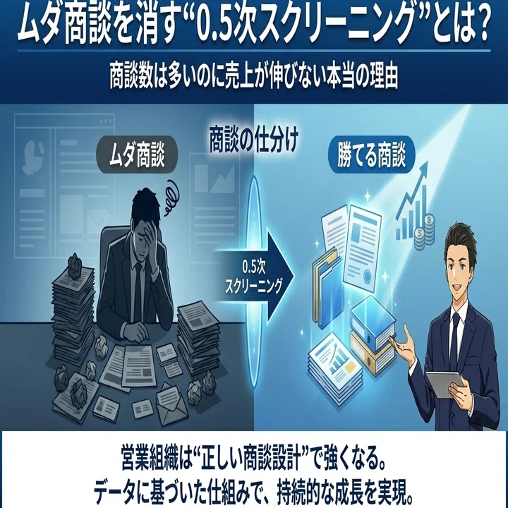 商談・面談にもやり方がある 商談が増えているのに売上が伸びない理由”FSを疲弊させる“ムダ商談”を