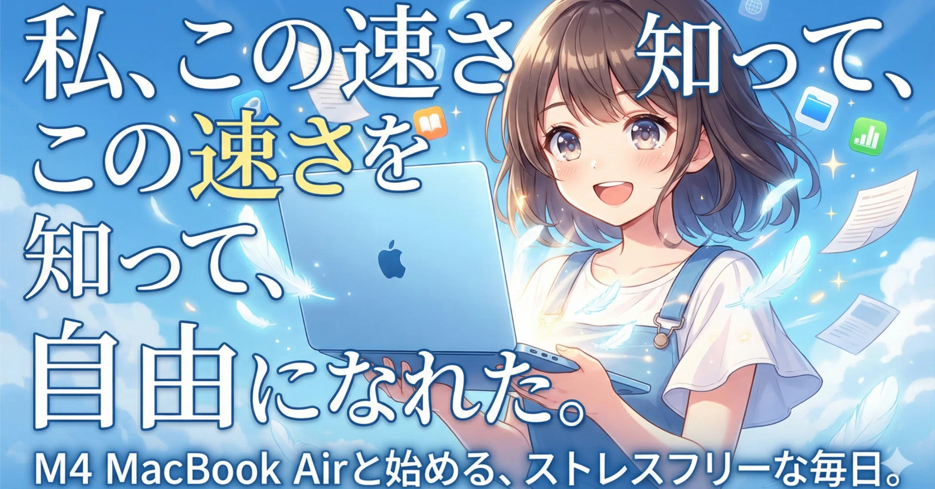 M4 MacBook Air 13インチの実力に震えた！仕事の生産性が劇的に変わる 