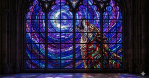 プロンプト配布】Geminiで「ステンドグラス風アート」を描くプロンプト