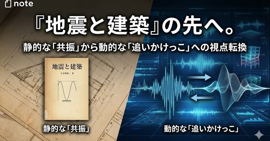 地盤震動 : 現象と理論 地震と建築』（大崎順彦）に続く、「逃げる地盤」と「追う建物」の共振