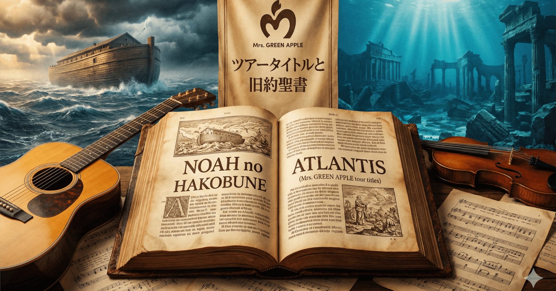 Mrs. GREEN APPLEのツアータイトルと旧約聖書｜さとけさま
