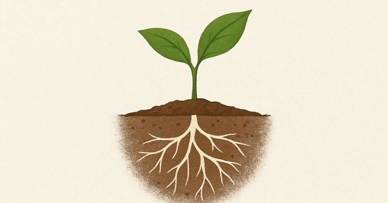 🌱 根っこは見えないけど、いちばん大事なもの｜ももちゃん
