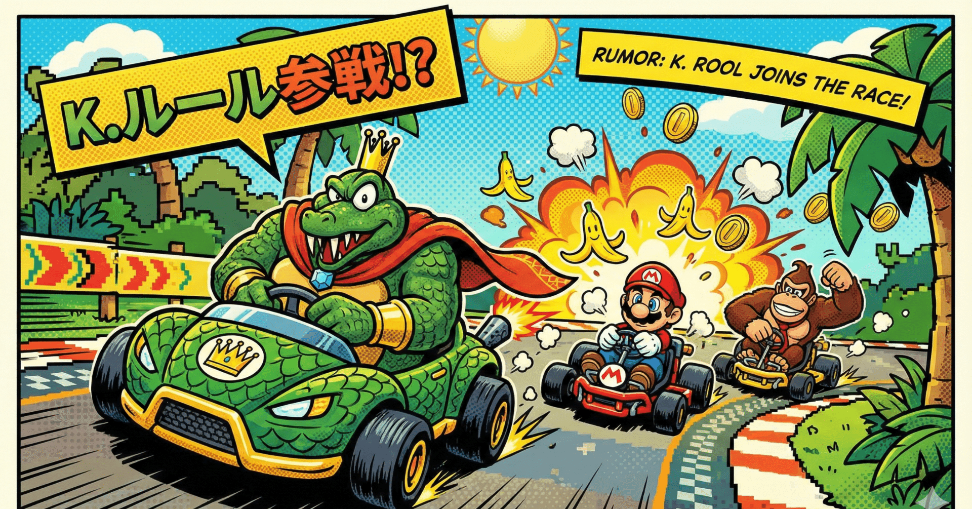 NintendoLife】マリオカートワールドに「ドンキーコング・バナンザ