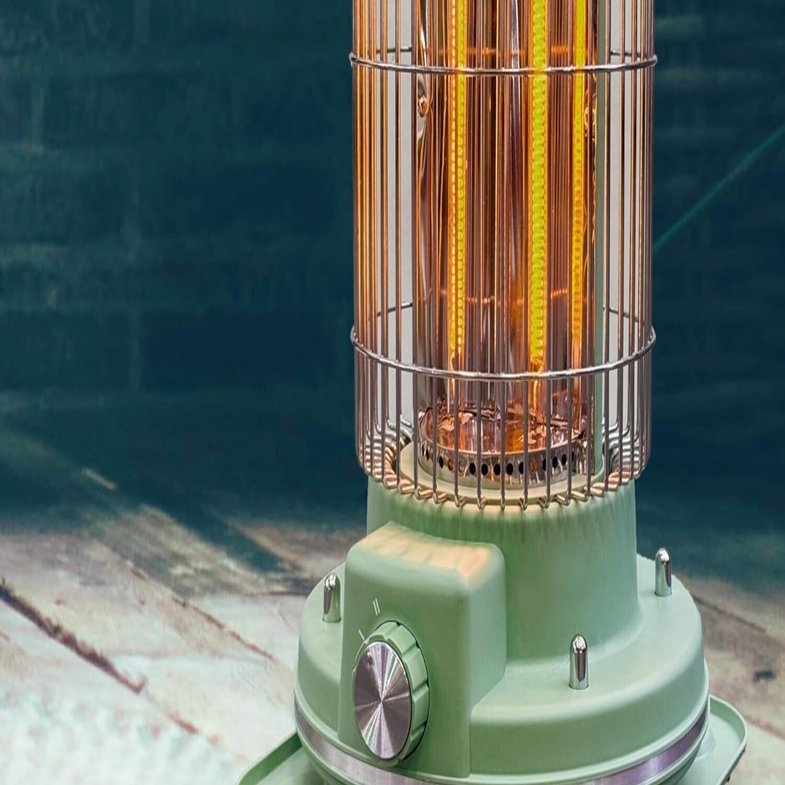 レトロ風電気ストーブ ―ほっとする暖かさ、そっと馴染むレトロデザイン