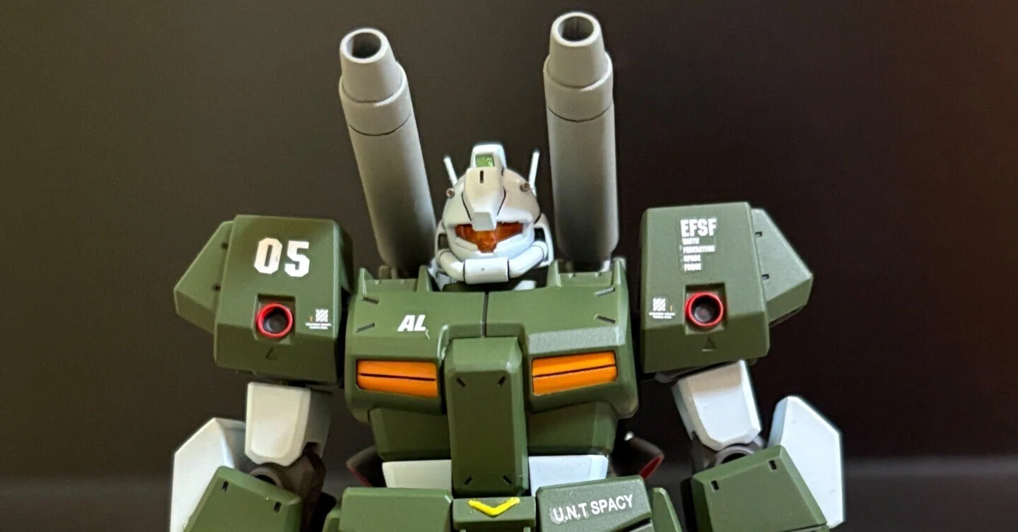 ガンプラ HG ジム・キャノン2 全塗装 完成品 ガンプラ HG ジム