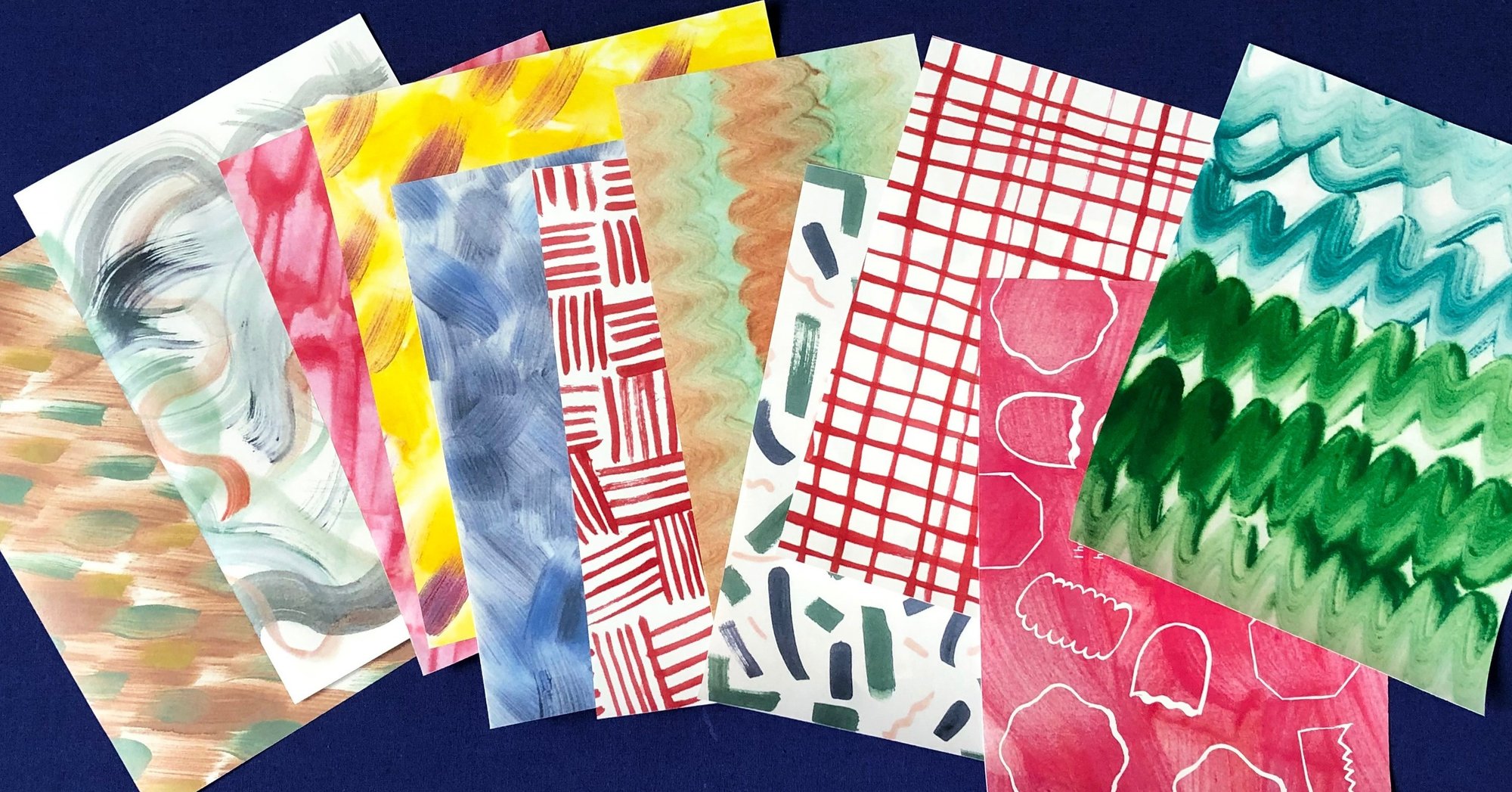 コラージュ用の紙をつくりました Me To Te Note コラージュ用の紙をつくりました Me To Te Note