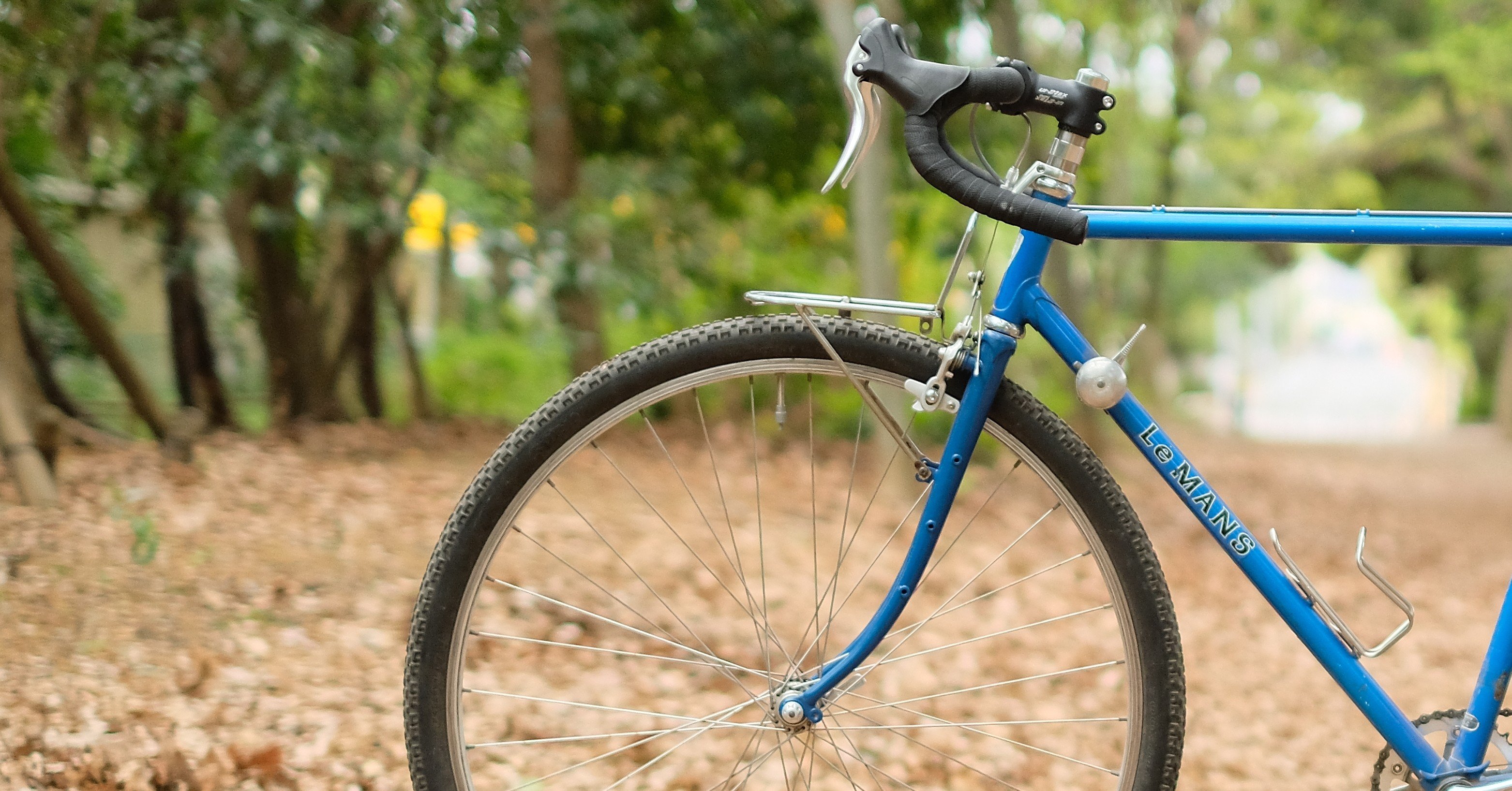 クロモリフォークのコラム換装（アヘッド化）と3連ネジ穴の追加@柳