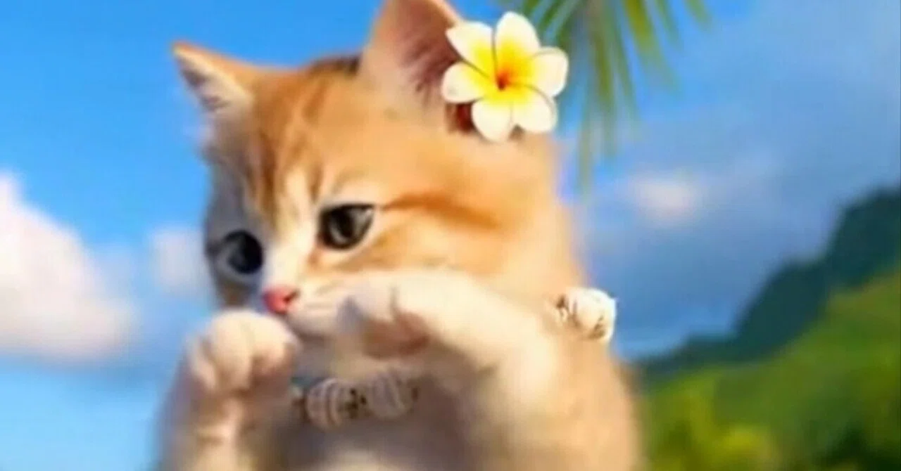Hawaii — Hula Kitten「Pōpoki Hula」“Hula Dancing Kitten”｜如月清雅