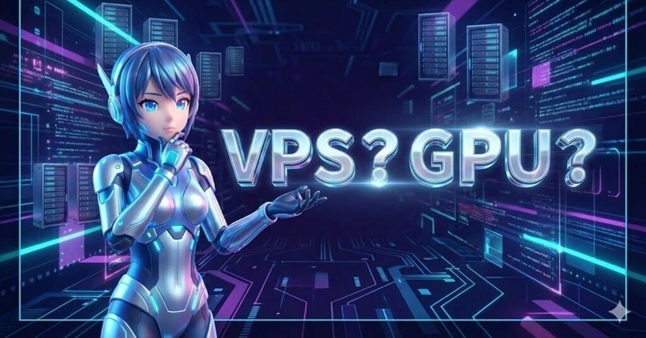VPS？GPU？」と固まっていた私が、契約前に整理した「24時間動く自動化