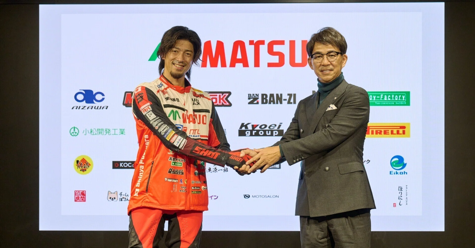 藤原慎也「ダカール・ラリー」参戦壮行会で唯一の日本人ライダーとして