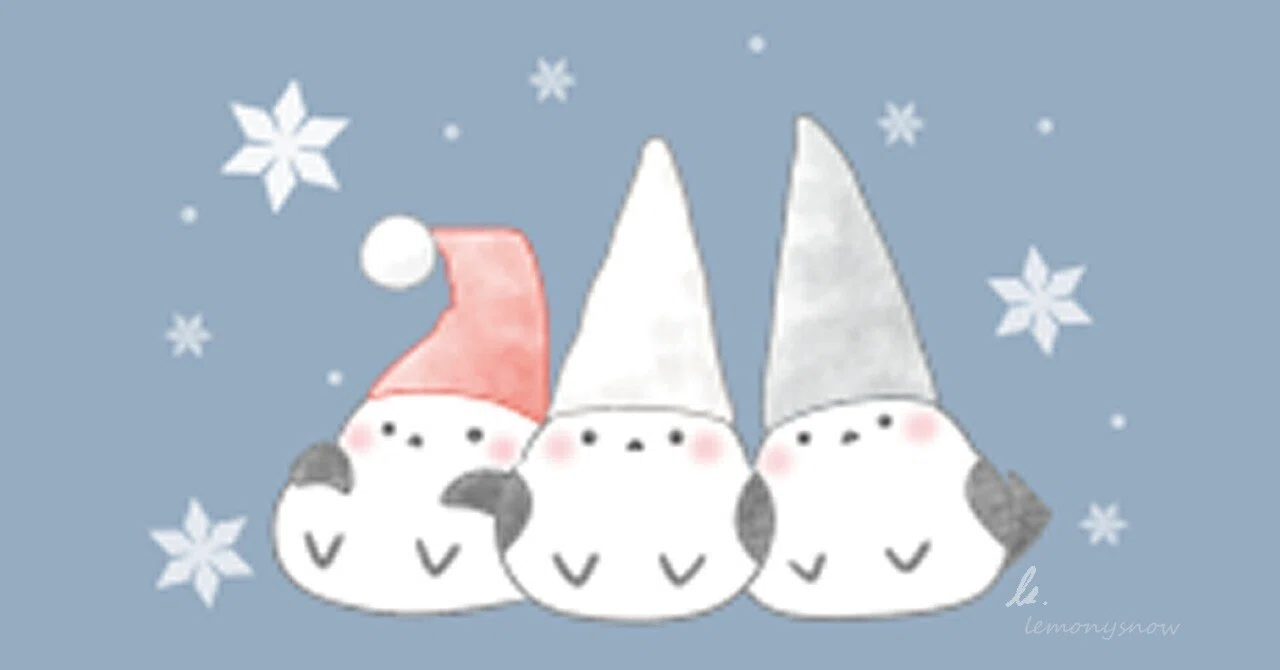 シマエナガ＊クリスマスの妖精｜lemonysnow