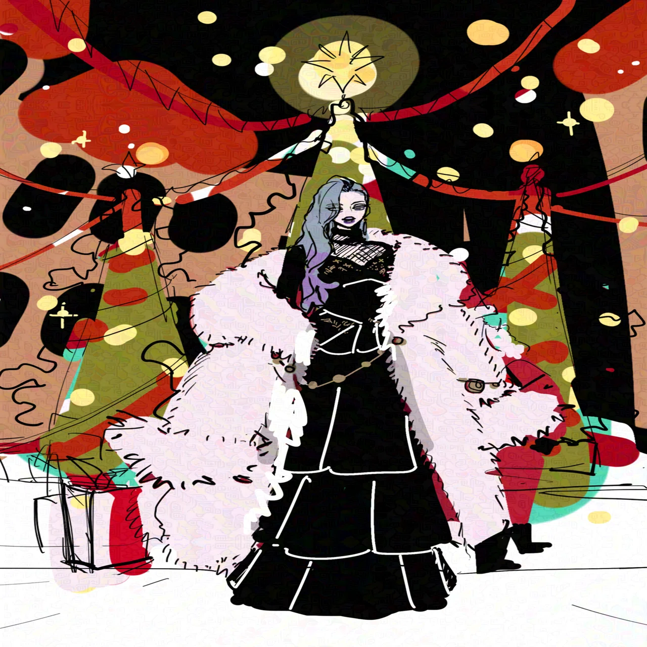 クリスマス絵｜亜行