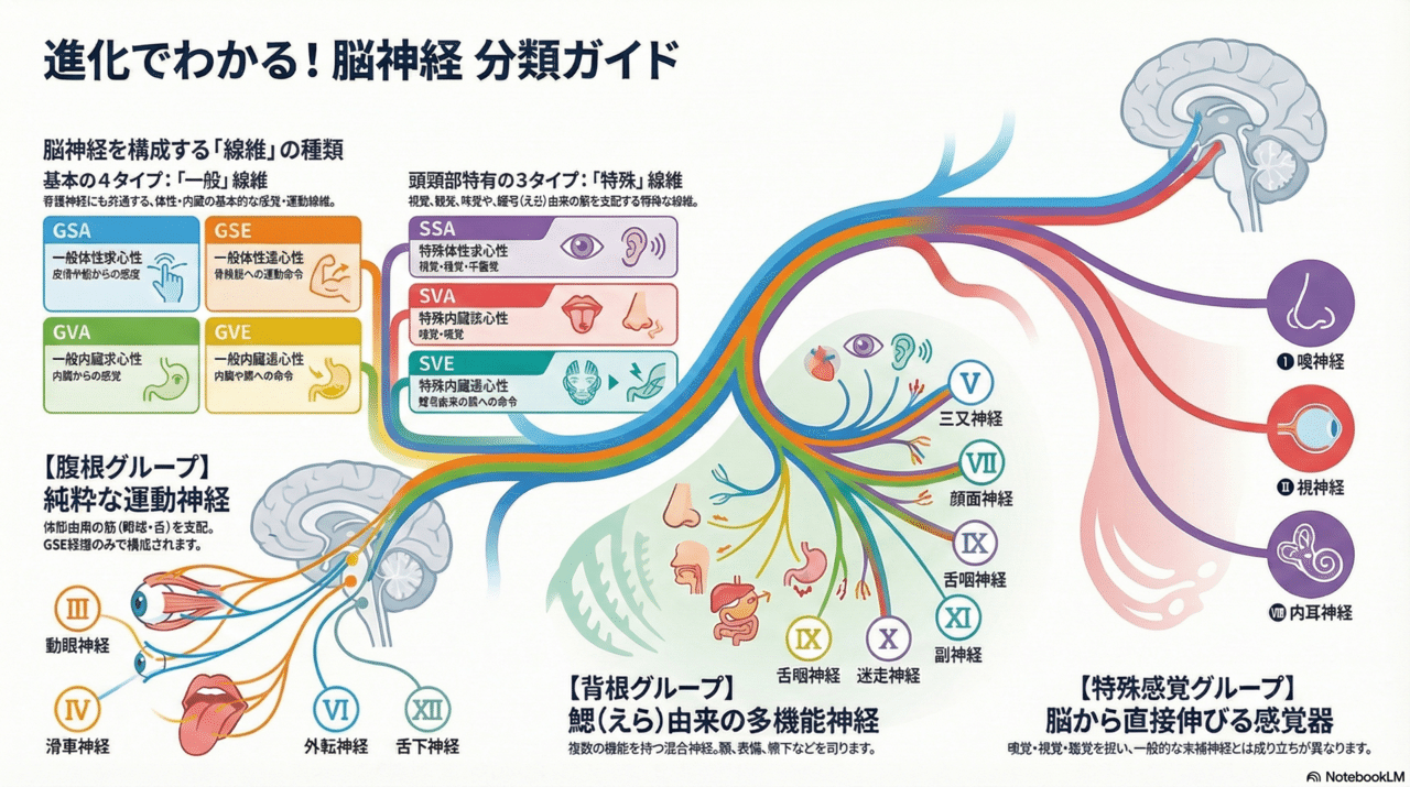 なぜ、脳神経は難しい？ ― 進化から学ぶ、新しい12対の分類法｜室生 暁