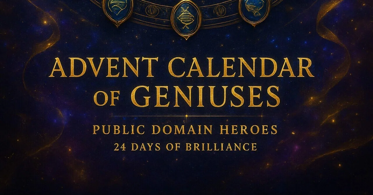 【🌟 Day 6】Advent Calendar of Geniuses（Public Domain Heroes & Timeless