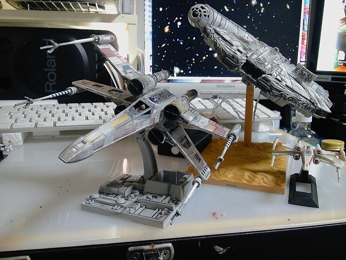 Xウイングとミレニアムファルコン｜若狭たけし【漫画家】