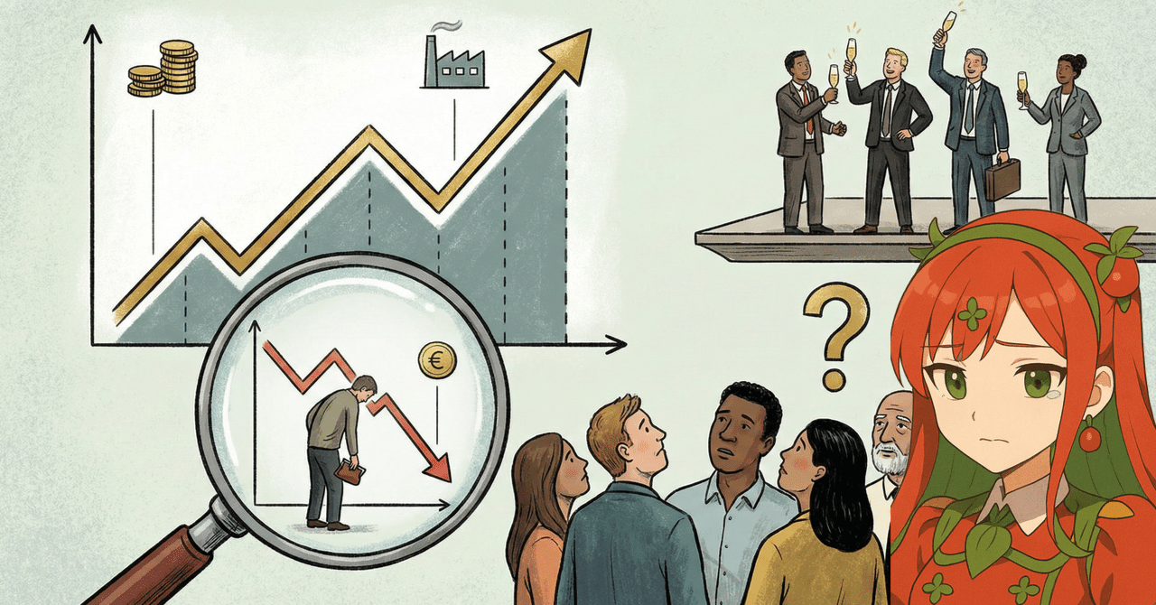 景気がいい”って誰のこと？──実質GDPから見える国民のリアル】｜とまとの気分次第研究所