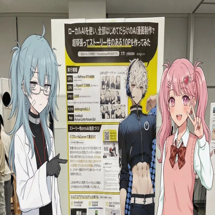 ローカルAIに向き合う展示会にポスター展示者したレポ #LLM・LLM活用