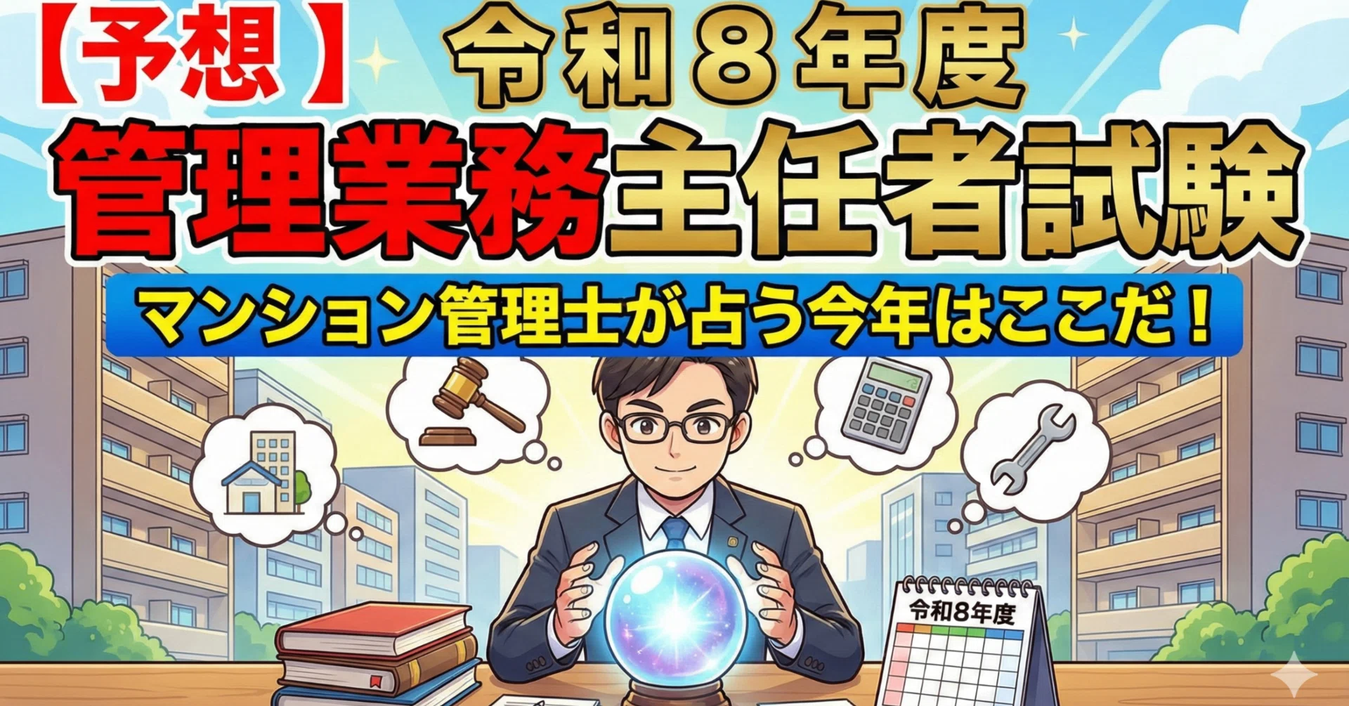 予想】令和8年度管理業務主任者試験／マンション管理士が占う今年は