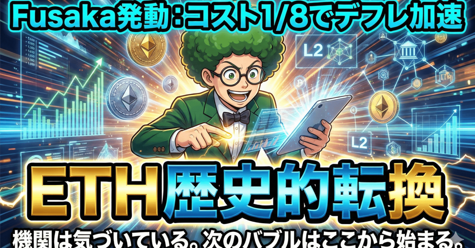 イーサリアム、アップデート完了でも価格が上がらない本当の理由。機関投資家が見ている「2026年の景色」とは？｜大阪まりいも