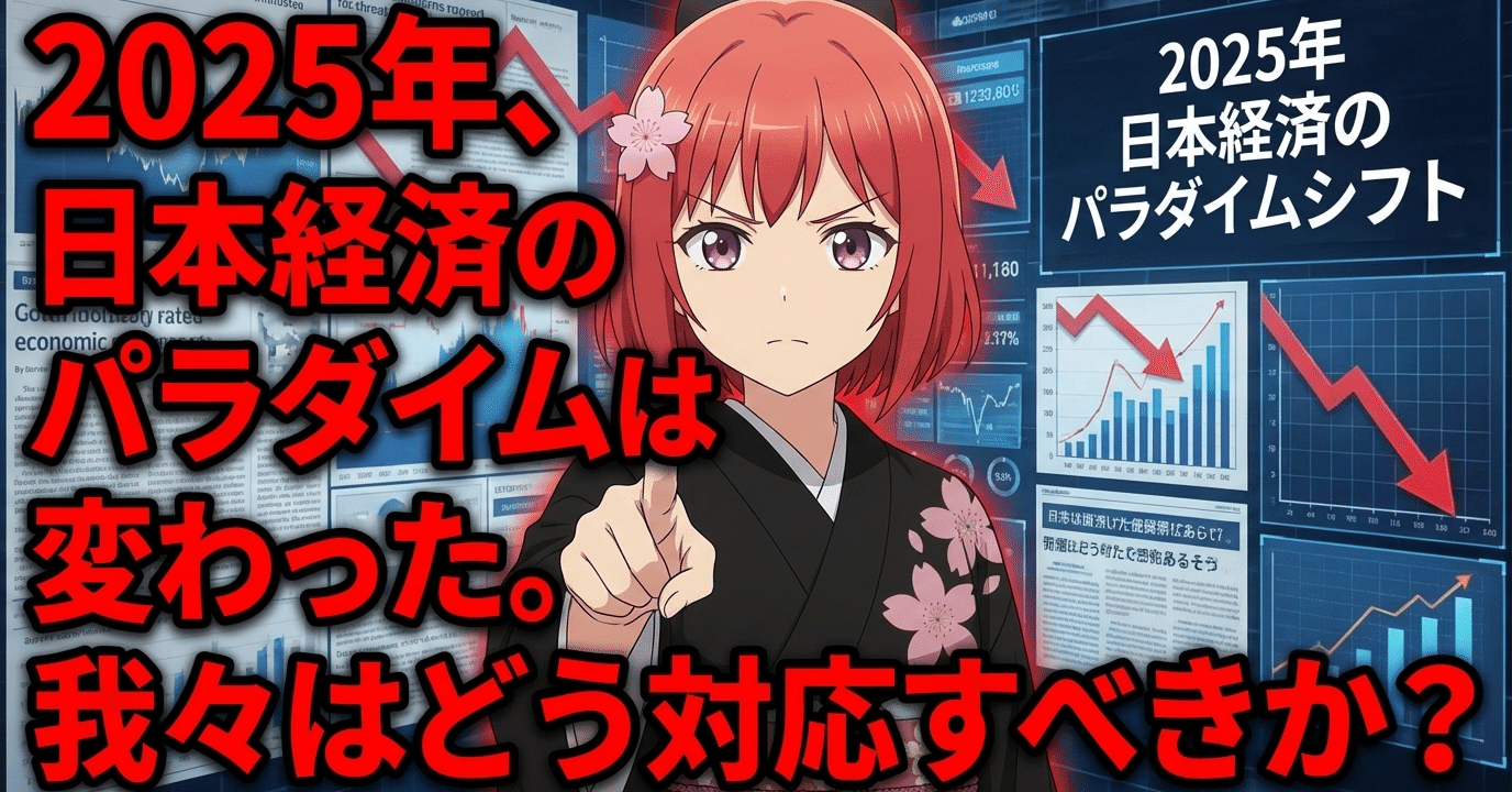 2025年、日本経済のパラダイムは変わった。我々はどう対応すべきか？｜イケハヤ