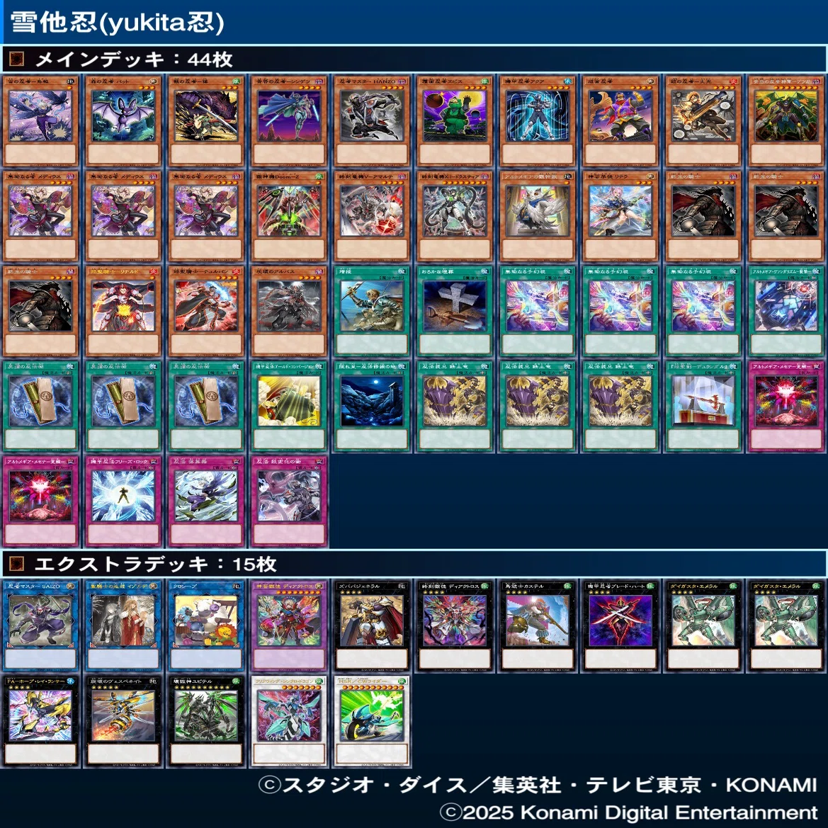 2025年の総括[遊戯王OCG]｜yukitani