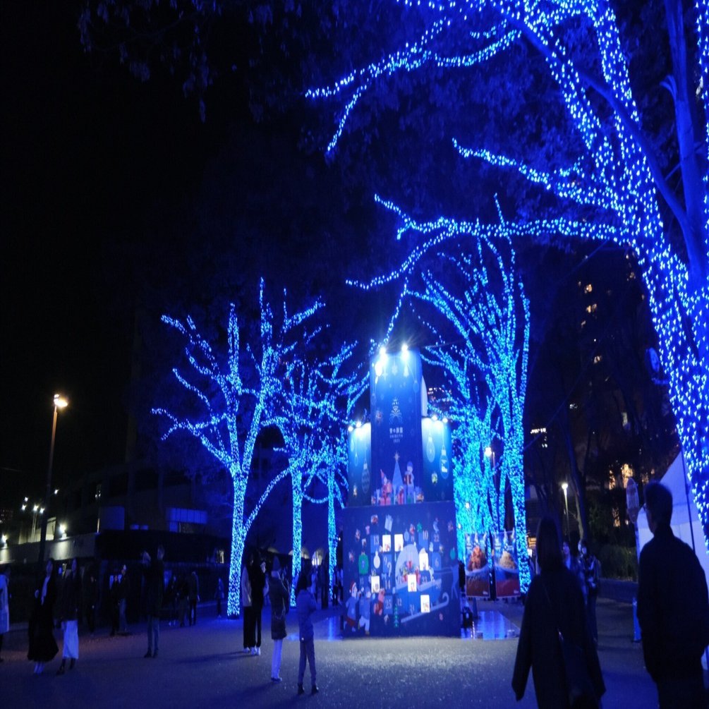 Fujifilm]x[X-M5]x[撮って出し]x[夜景] 青の洞窟＠渋谷での撮影に