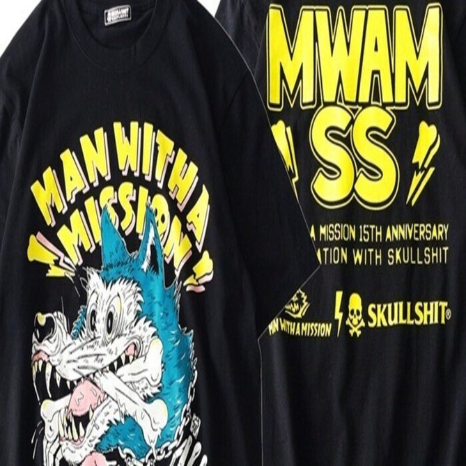 マンウィズアミッション × スカルシット』15周年限定コラボTシャツ再