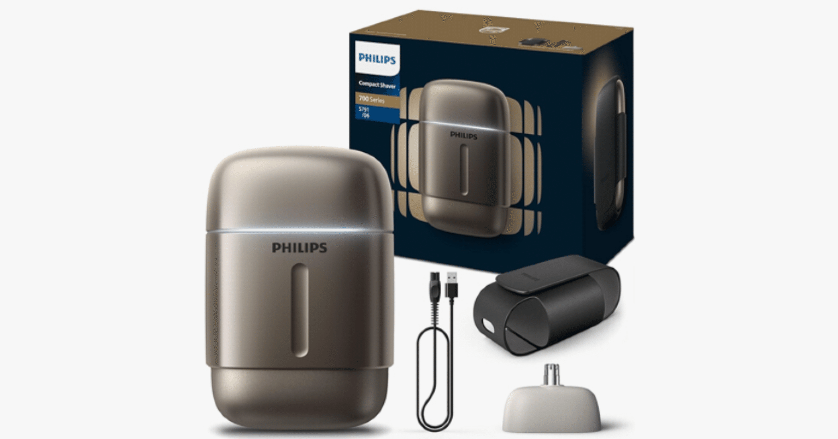 Philips 電動シェーバー 700シリーズ S791/06（コンパクト・回転式・48