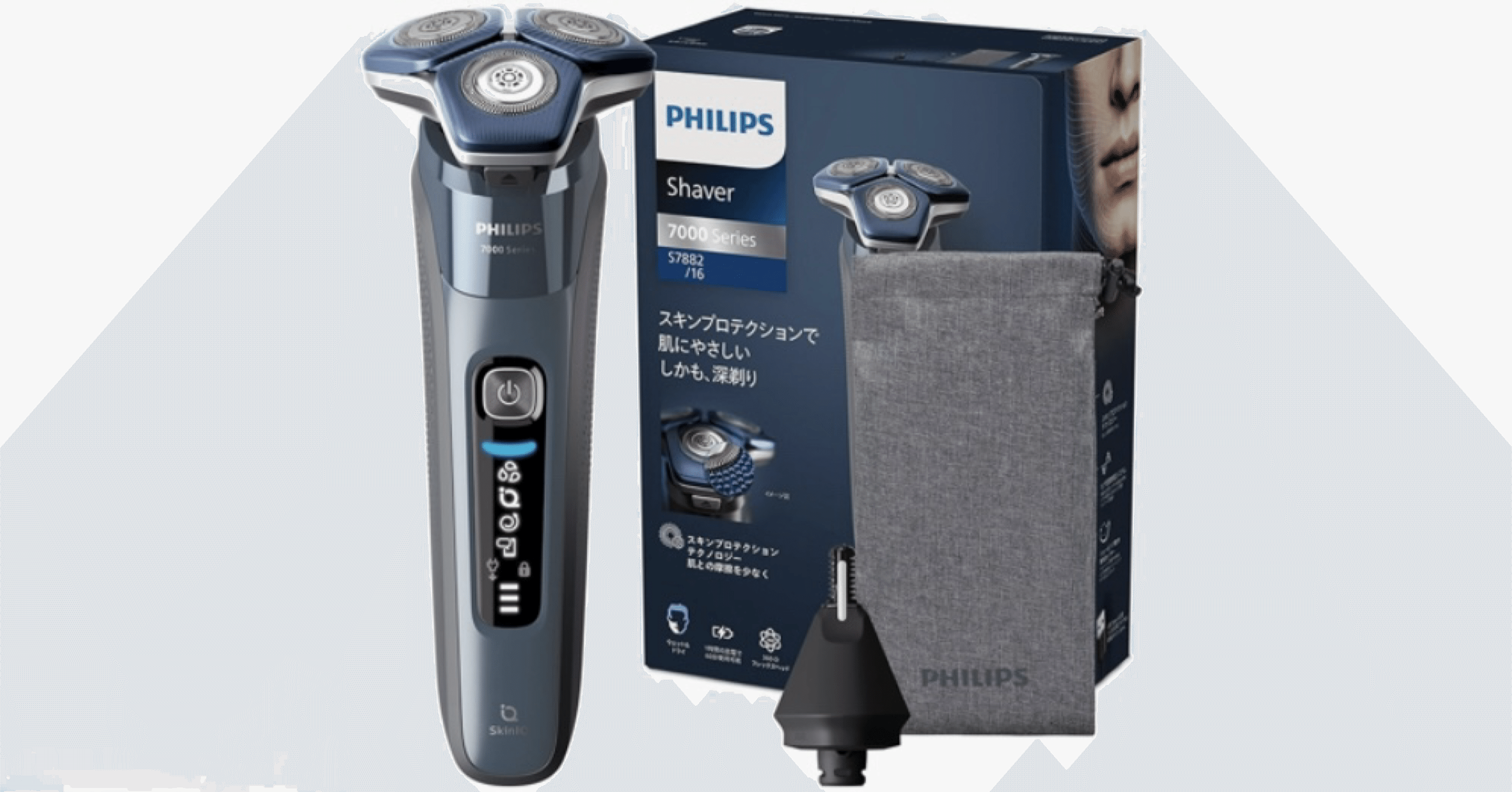 フィリップス 電動シェーバー 7000シリーズ S7882/16（回転式・SkinIQ