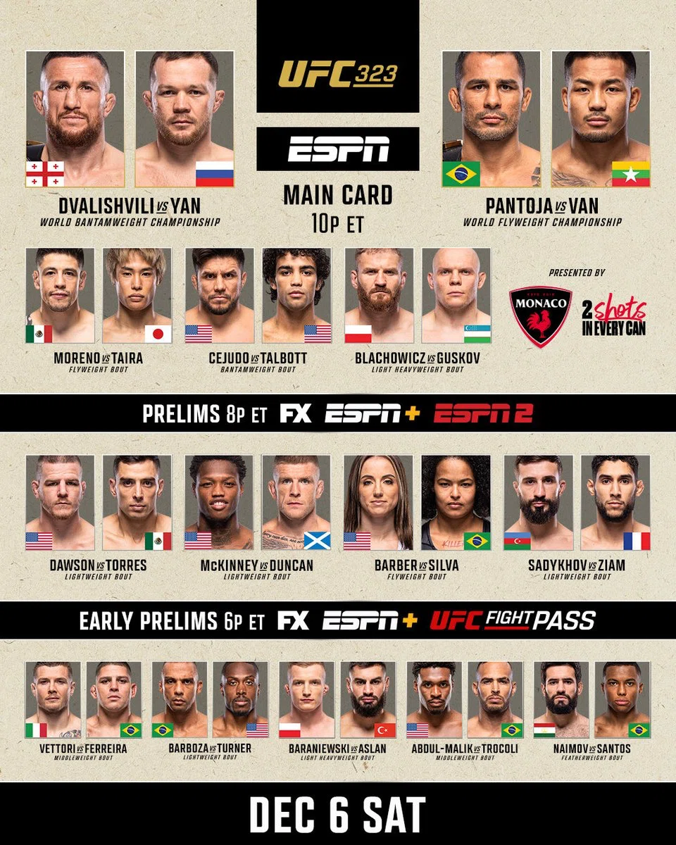 Ufc 323 Roster 【UFC323】I'm happy, thank you!!|t-note