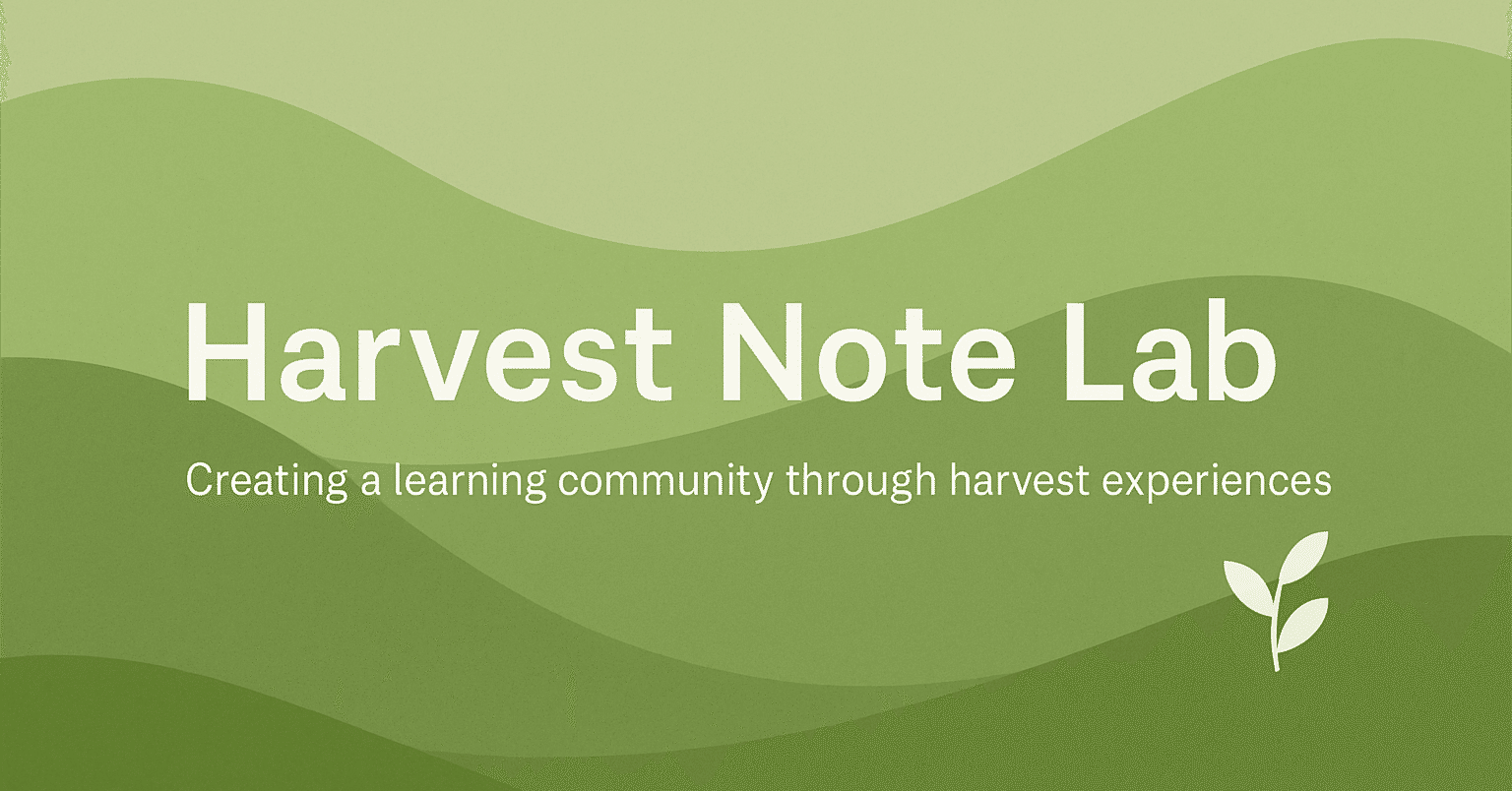 Harvest Note Lab｜note