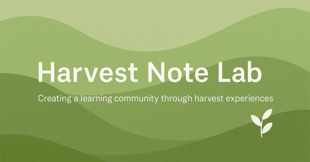 Harvest Note Labļ½note